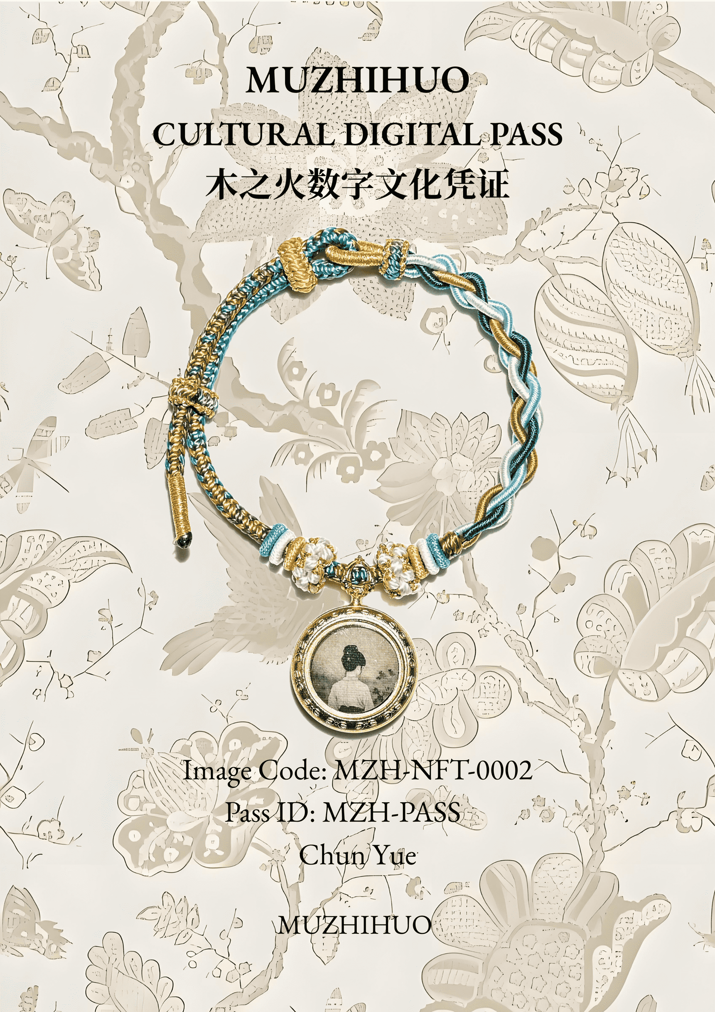 Chunyue · Bracelet with Mini Pendant｜A Touch of Thought at Your Wrist